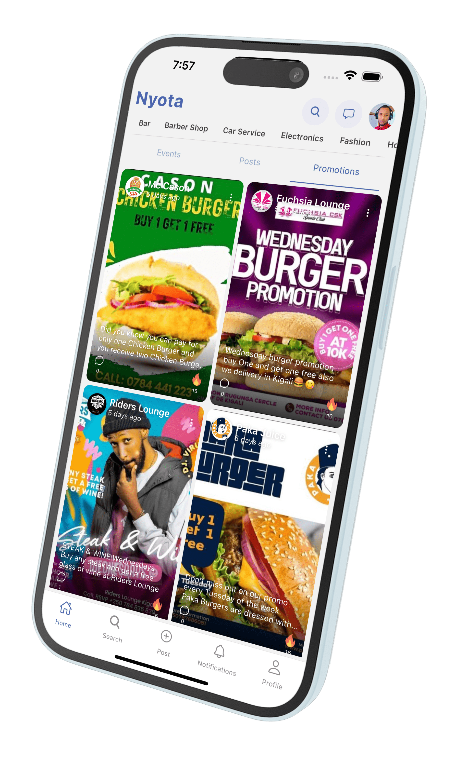 Nyota product development